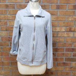 Charter club light weight gray jacket